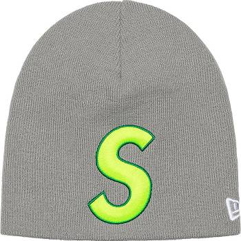 Sombreros Supreme New Era® S Logo Beanie Gris | Supreme 480MA